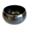 Lrg Black Beaten Bowl - 18cm - JOLIGIFT.UK