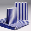 10X14" Candy Stripe Bags (1000) - BLUE - JOLIGIFT.UK