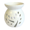 Lrg Classic White Oil Burner - Tree Cut-out - JOLIGIFT.UK