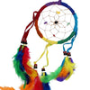 Bali Dreamcatchers - Medium Round - Rainbow - JOLIGIFT.UK