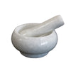 Small white Marble Pestle & Mortal - 8x5.5cm - JOLIGIFT.UK