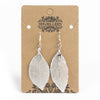 Earrings - Bravery Leaf - Silver - JOLIGIFT.UK