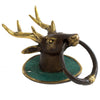 Brass Door Knocker - Stags Head - JOLIGIFT.UK