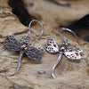 Silver & Gold Earring - Dragonflies - JOLIGIFT.UK