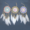 Pastel Pink Macramé Dream Catcher 12cm (asst colours) - JOLIGIFT.UK