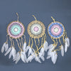 Pastel Pink Macramé Dream Catcher 16cm (asst colours) - JOLIGIFT.UK