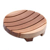 Classic Mahogany Soap Dish - Round - JOLIGIFT.UK