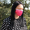 Reusable Fashion Face Covering - Pink Hearts (Adult) - JOLIGIFT.UK