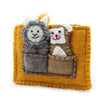 Pouch with Finger Puppets - Bear & Sheep - JOLIGIFT.UK