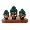 Set of 3 - Buddha Heads (asst sizes) - JOLIGIFT.UK