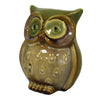 Ceramic Owl Bank - Green - JOLIGIFT.UK