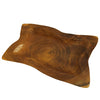 Teak Square Plates aprox 20cm - JOLIGIFT.UK