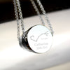 Personalised Scorpio Zodiac Star Sign Silver Tone Necklace (October 23rd - November 21st) - JOLIGIFT.UK