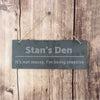 Personalised Bold Design Hanging Slate Plaque - JOLIGIFT.UK