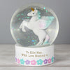 Personalised Unicorn Snow Globe - JOLIGIFT.UK