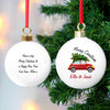 Personalised 'Driving Home For Christmas' Bauble - JOLIGIFT.UK