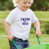 Personalised Established Blue Text Tshirt 1-2 years - JOLIGIFT.UK