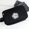 Personalised Geometric Initial Black Vanity Bag - JOLIGIFT.UK