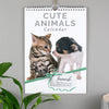 Personalised A4 Cute Animals Calendar - JOLIGIFT.UK