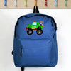 Personalised Monster Truck Blue Backpack - JOLIGIFT.UK