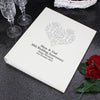 Personalised Silver Damask Heart Traditional Album - JOLIGIFT.UK