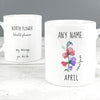 Personalised April Birth Flower